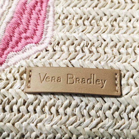Vera Bradley Straw Crossbody Bag - Super Cute & Fun! NWT - Picture 4 of 6